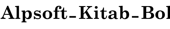 Alpsoft Kitab Bold.ttf