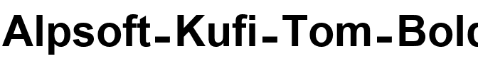 Alpsoft Kufi Tom Bold.ttf