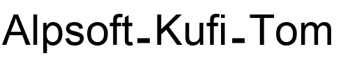 Alpsoft Kufi Tom Regular.ttf