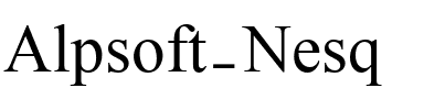 Alpsoft Nesq Regular.ttf