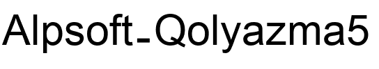 Alpsoft-Qolyazma5 Regular.ttf
