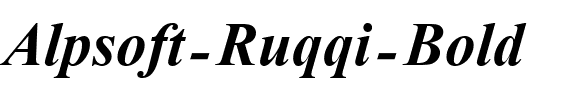 Alpsoft Ruqqi Bold.ttf