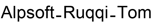 Alpsoft-Ruqqi Tom Regular.ttf
