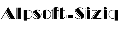 Alpsoft-Siziq Regular.ttf