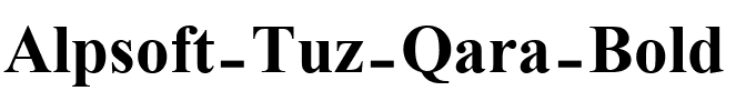 Alpsoft Tuz Qara Bold.ttf