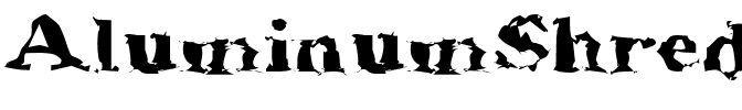 AluminumShredExtended Regular.ttf