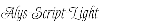 Alys Script Light Regular.ttf