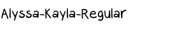 Alyssa Kayla Regular.ttf