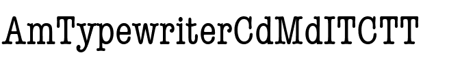 AmTypewriterCdMdITCTT Normal.ttf