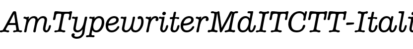 AmTypewriterMdITCTT Italique.ttf