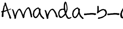 Amanda’s Cute Normal.ttf