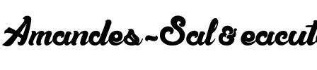 Amandes Salées Regular.ttf