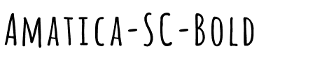 Amatica SC Bold.ttf