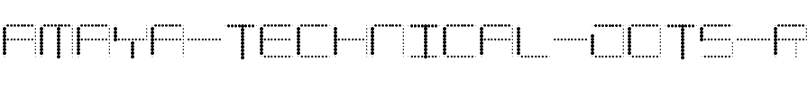 Amaya Technical Dots Regular.ttf