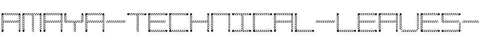 Amaya Technical Leaves Regular.ttf