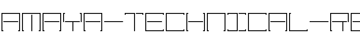 Amaya Technical Regular.ttf