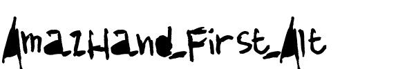 AmazHand_First_Alt Regular.ttf