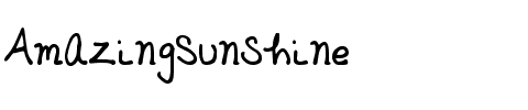 AmazingSunshine Regular.ttf