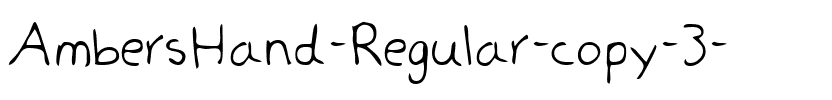 AmbersHand Regular.ttf