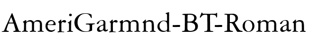 AmeriGarmnd BT Roman.ttf