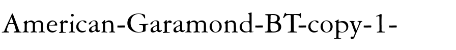 AmeriGarmnd BT Roman.ttf