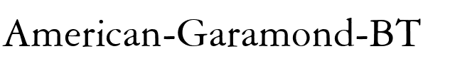 AmeriGarmnd BT Roman.ttf