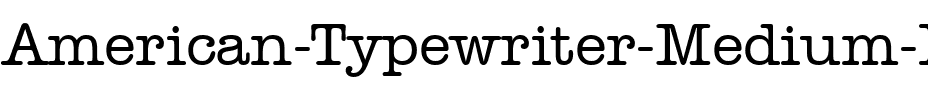 AmerType Md BT Medium.ttf