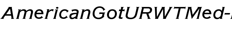 AmericanGotURWTMed Italic.ttf