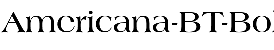 Americana BT Bold.ttf