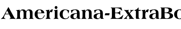 Americana-ExtraBold Regular.ttf