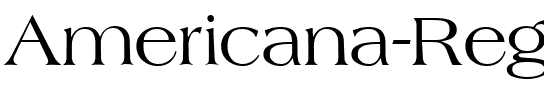 Americana Regular.ttf