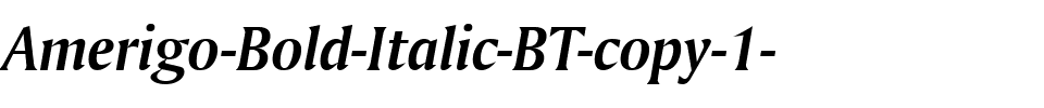 Amerigo BT Bold Italic.ttf
