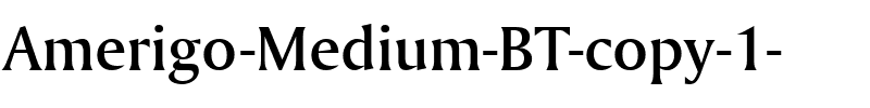 Amerigo Md BT Medium.ttf