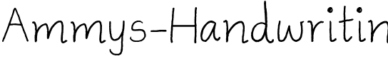 Ammys Handwriting Normal.ttf