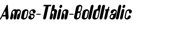 Amos Thin BoldItalic.ttf