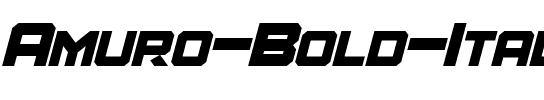 Amuro Bold Italic.otf