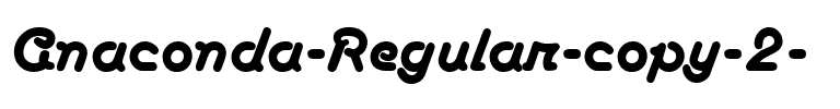 Anaconda Regular.ttf