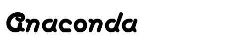 Anaconda Regular.ttf
