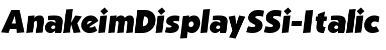 AnakeimDisplaySSi Italic.ttf