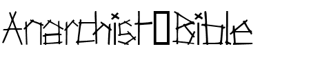 Anarchist Bible Regular.ttf