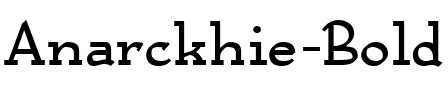 Anarckhie Bold.ttf