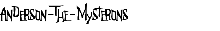 Anderson The Mysterons Normal.ttf