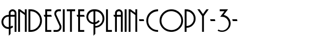 AndesitePlain Regular.ttf