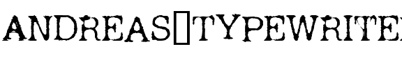 Andreas Typewriter Regular.ttf