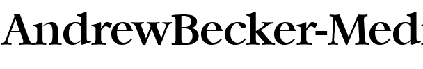 AndrewBecker-Medium Regular.ttf