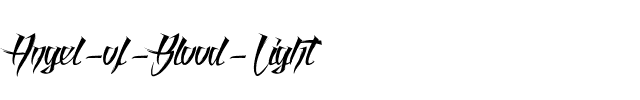 Angel of Blood Light Regular.ttf