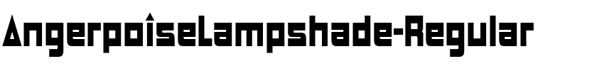 Angerpoise Lampshade Regular.ttf