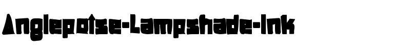 Anglepoise Lampshade Ink Regular.ttf
