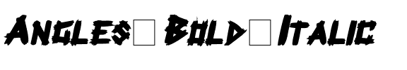 Angles Bold Italic.ttf