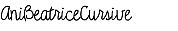 AniBeatriceCursive Cursive.ttf